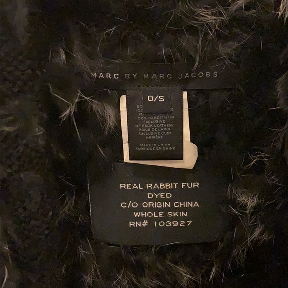 Marc by Marc Jacobs Rabbit Fur Vest - Picture 4 of 6
